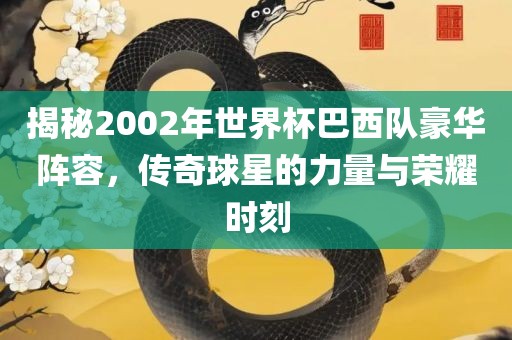 揭秘2002年世界杯巴西队豪华阵容，传奇球星的力量与荣耀时刻