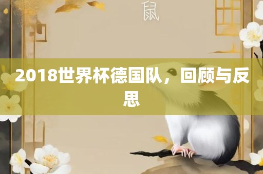 2018世界杯德国队，回顾与反思