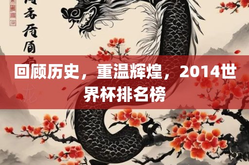 回顾历史，重温辉煌，2014世界杯排名榜