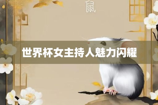 世界杯女主持人魅力闪耀