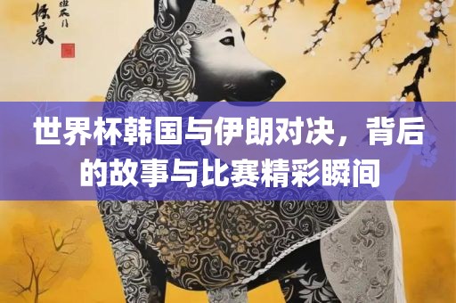 世界杯韩国与伊朗对决，背后的故事与比赛精彩瞬间
