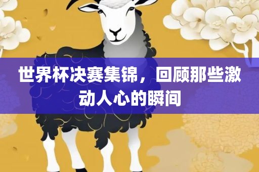 世界杯决赛集锦，回顾那些激动人心的瞬间