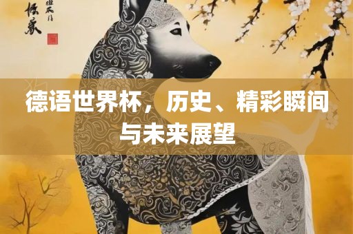 德语世界杯，历史、精彩瞬间与未来展望