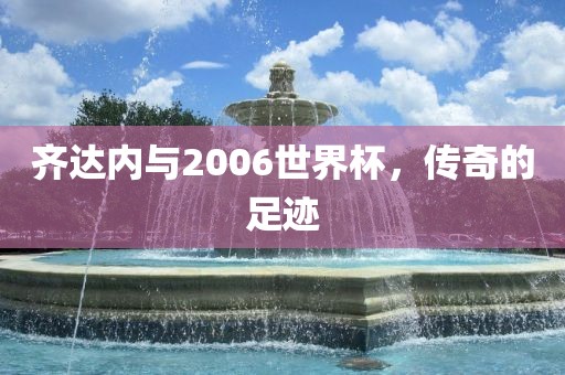 齐达内与2006世界杯，传奇的足迹