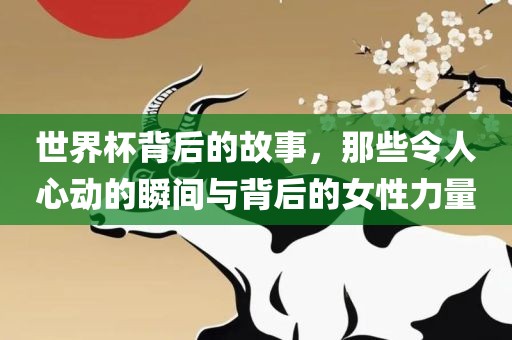 世界杯背后的故事，那些令人心动的瞬间与背后的女性力量
