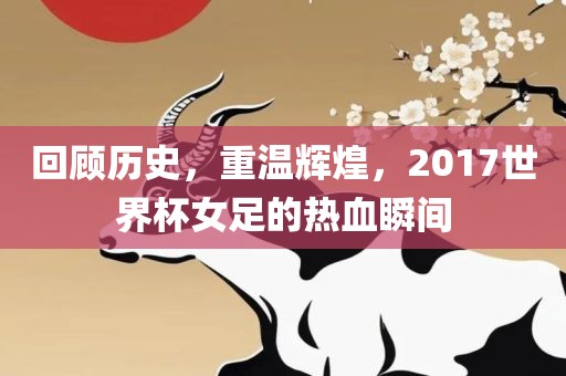 回顾历史，重温辉煌，2017世界杯女足的热血瞬间