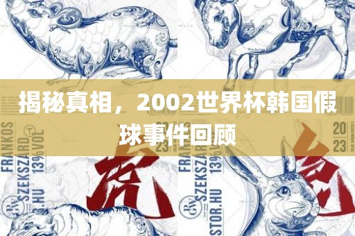 揭秘真相，2002世界杯韩国假球事件回顾