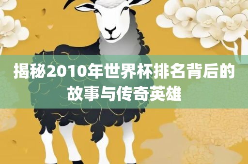 揭秘2010年世界杯排名背后的故事与传奇英雄