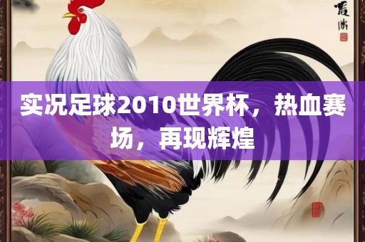 实况足球2010世界杯，热血赛场，再现辉煌