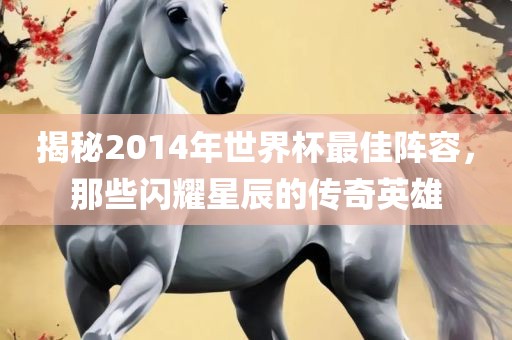 揭秘2014年世界杯最佳阵容，那些闪耀星辰的传奇英雄