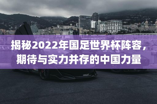 揭秘2022年国足世界杯阵容，期待与实力并存的中国力量