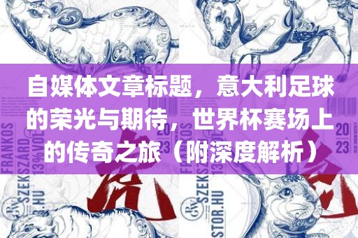 自媒体文章标题，意大利足球的荣光与期待，世界杯赛场上的传奇之旅（附深度解析）