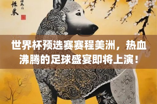 世界杯预选赛赛程美洲，热血沸腾的足球盛宴即将上演！