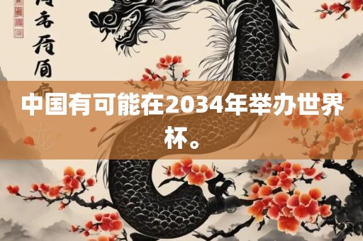 中国有可能在2034年举办世界杯。