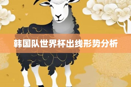 韩国队世界杯出线形势分析