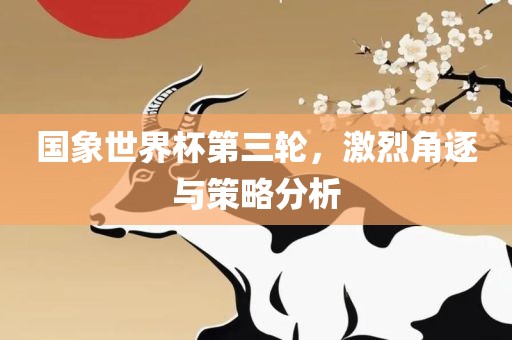 国象世界杯第三轮，激烈角逐与策略分析