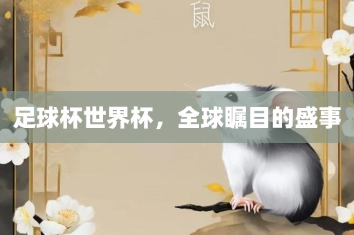 足球杯世界杯，全球瞩目的盛事