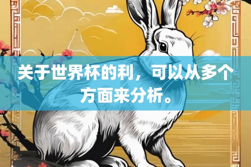 关于世界杯的利，可以从多个方面来分析。