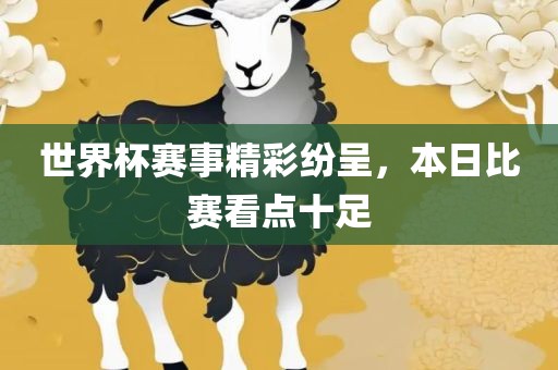 世界杯赛事精彩纷呈，本日比赛看点十足