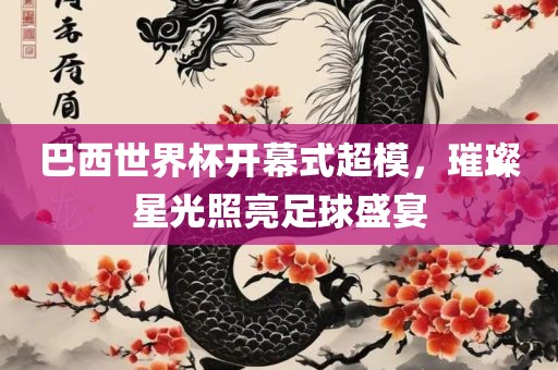 巴西世界杯开幕式超模，璀璨星光照亮足球盛宴