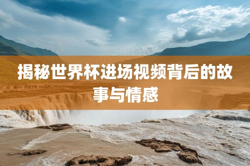 揭秘世界杯进场视频背后的故事与情感