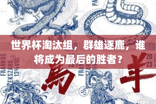 世界杯淘汰组，群雄逐鹿，谁将成为最后的胜者？