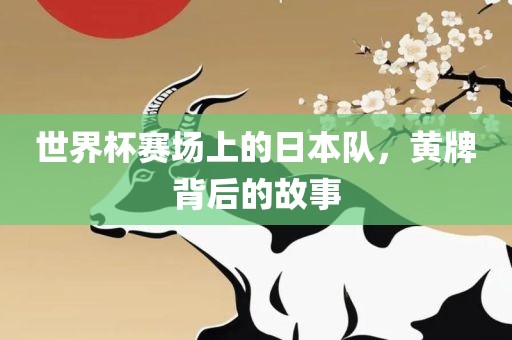 世界杯赛场上的日本队，黄牌背后的故事