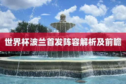 世界杯波兰首发阵容解析及前瞻