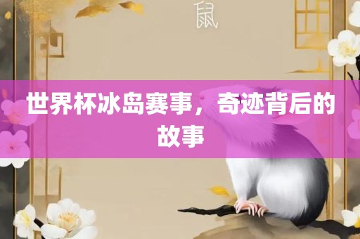 世界杯冰岛赛事，奇迹背后的故事