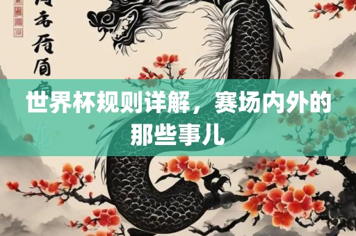 世界杯规则详解，赛场内外的那些事儿