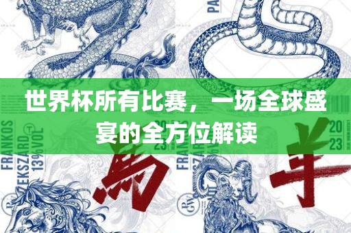 世界杯所有比赛，一场全球盛宴的全方位解读